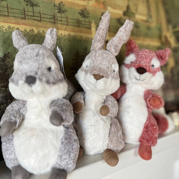 Retired and Rare Ambrosie Woodland Trio: Fox, Hare, Squirrel - Picture 1 of 7